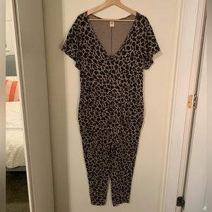 Smash + tess leopard Sunday romper.